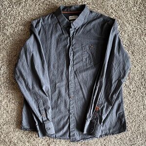 Norse Projects Men's Slate Gray Button Down Shirt